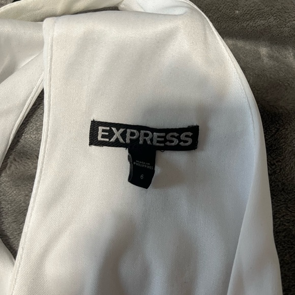 Express white fit & flair dress - Picture 4 of 4